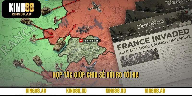 Hợp tác giúp chia sẻ rủi ro tối đa Hợp tác giúp chia sẻ rủi ro tối đa