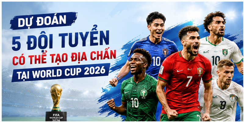 Dự Đoán 5 Đội Tuyển Có Thể Tạo Địa Chấn Tại World Cup 2026